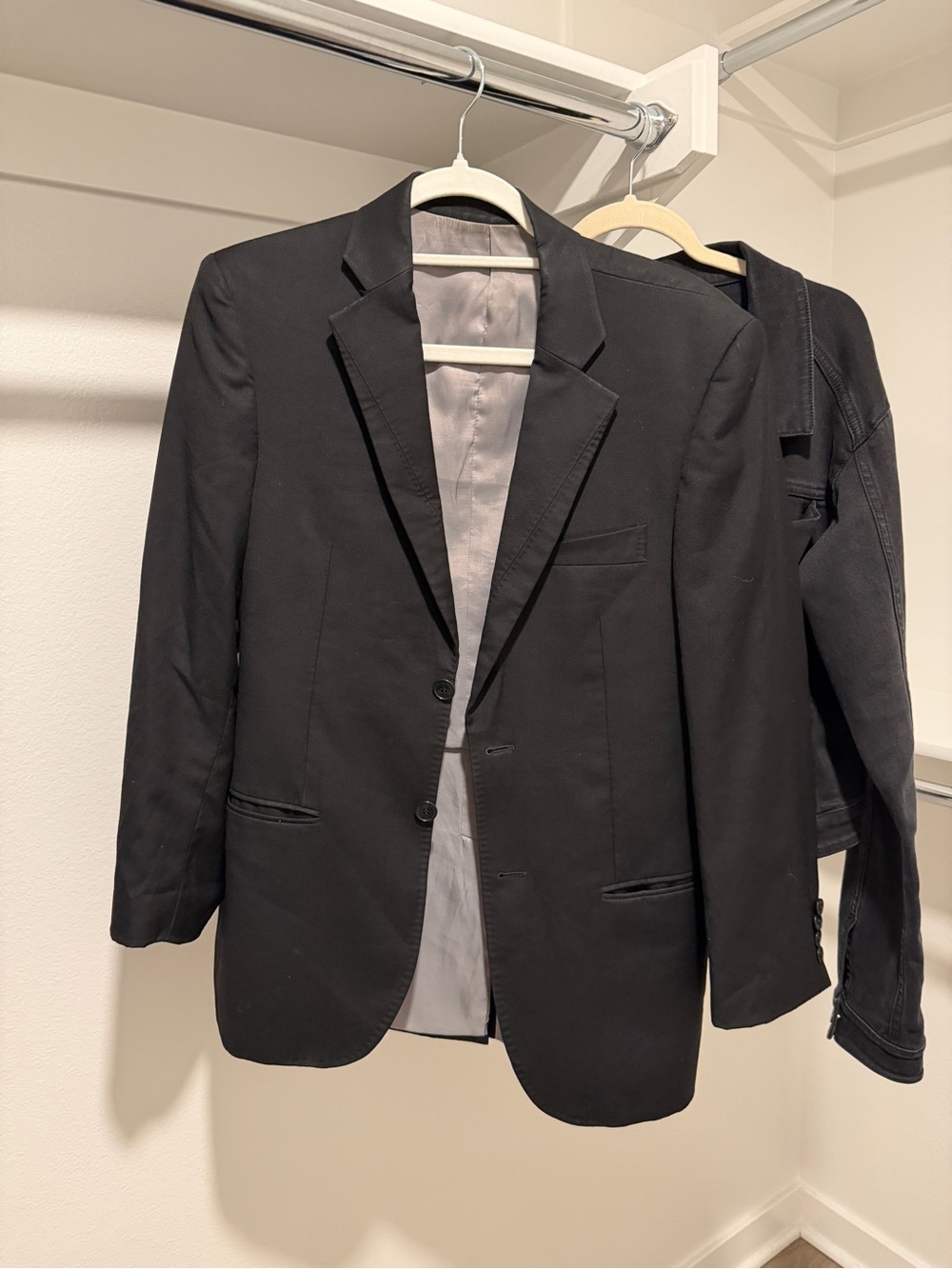 Mugler Black Women’s/Men's Two-Button Blazer